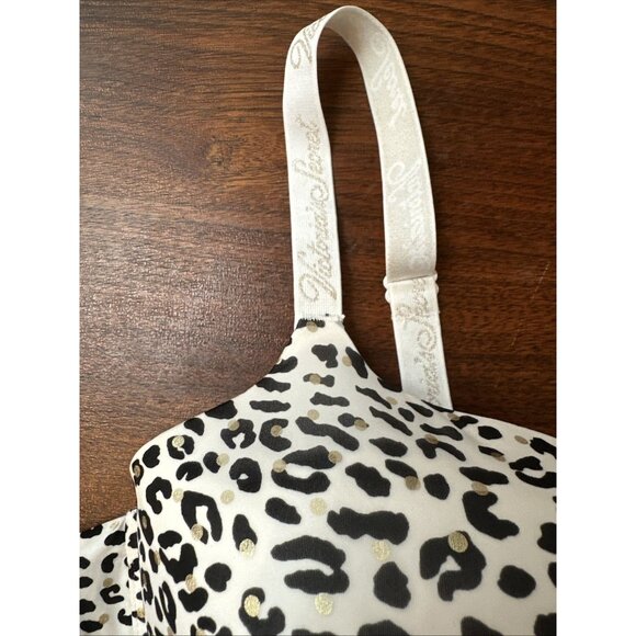 Victoria’s Secret leopard print satin T-shirt bra size 40 C - Picture 3 of 5